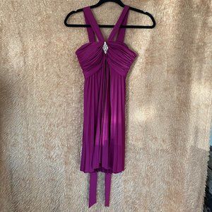 B. Darlin Purple Mini Dress Size 1/2